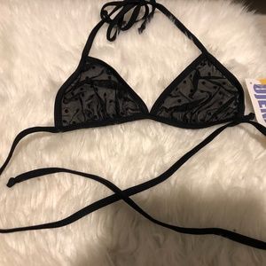 Sheer Bathing Suit Top BNWT